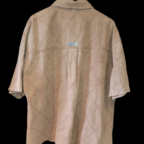 Another Npk Men's Brown Short Sleeve Shirt - Picture 2 of 6